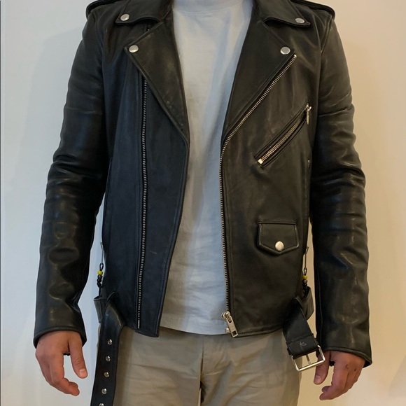 BLK DNM Leather Jacket Size M (38-40) - Picture 4 of 5